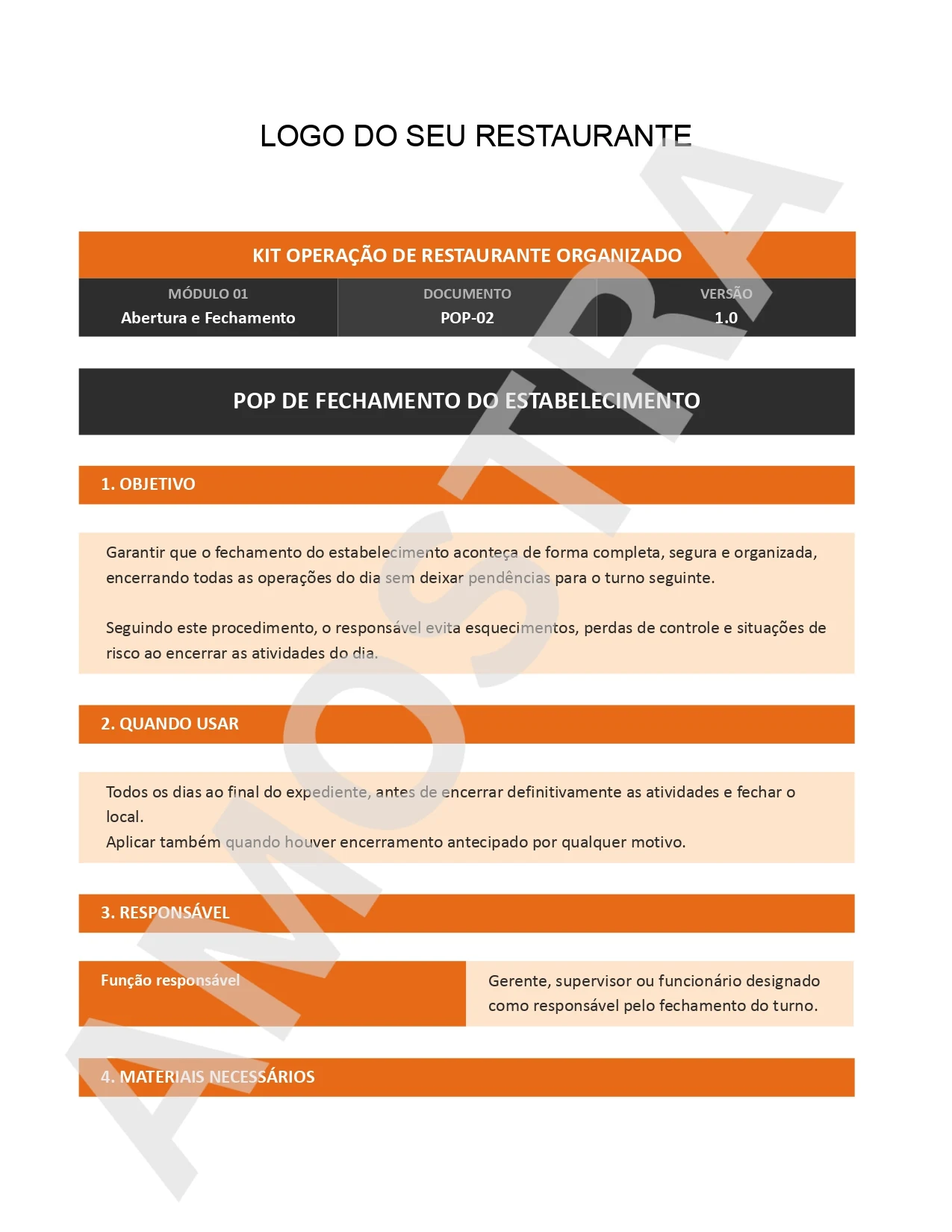 Amostra de documento 1
